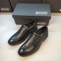 【มีสินค้า พร้อมส่ง】2023 New Ec coˉBusiness Casual Leather Shoes Cowhide