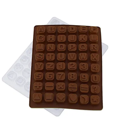 26 English Alphabet Letters Silicone Cake Mold DIY Candy Chocolate Baking Ice Cube Maker Tray Pan Handmade Decorating Tools Mold