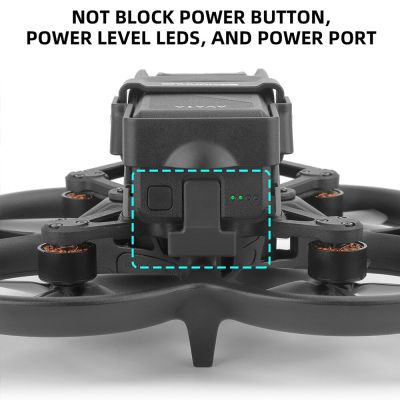 ”【；【-= Lens Cap For Avata  Battery Buckle Anti-Loose Fixer Holder Battery Protection Cover Motor Cover For DJI Avata Drone Accessories
