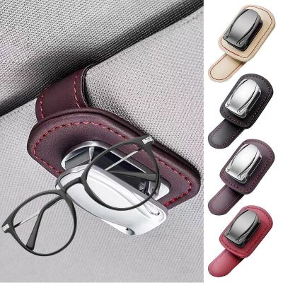 dvvbgfrdt Car Visor Eyeglass Clip Auto Sunglasses Holder Vehicles Multifunctional Glasses Ticket Hanger Clip Car Interior Accessories