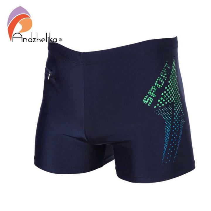 andzhelika-กางเกงว่ายน้ำมีซิปสำหรับผู้ชายกางเกงว่ายน้ำแบบมีชุดว่ายน้ำกางเกงชุดว่ายน้ำกางเกงในกีฬา