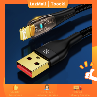 Toocki iPhone สาย2.4A USB เพื่อสายฟ้าผ่าอย่างรวดเร็วชาร์จสายข้อมูลสำหรับ iPhone 14 13 11 12 Pro Max XR XS X 8 7 6 6วินาที5 5วินาที Se iPad