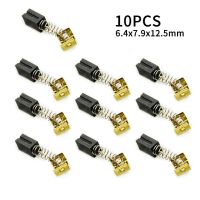 10pcs Carbon Brushes 6.4 X 7.9 X 12.5mm For Black Decker CD105 CD110 CD115 KG900 Angle Grinder Accessories Rotary Tool Parts Accessories