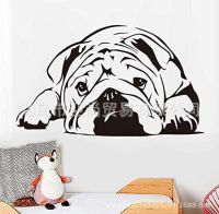 [COD] Manufacturers wholesale creative cartoon dog wall stickers home decoration study living room pvc removable