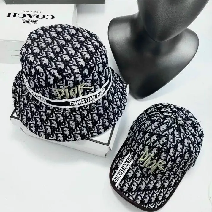 Dior Oblique Small Brim Bucket Hat White and Gray Cotton  DIOR US