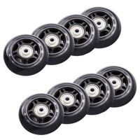 8Pcs Roller Skates Non-Flashing Wheel Skate Wheel 70X24mm Bearing Skate Accessories Non-