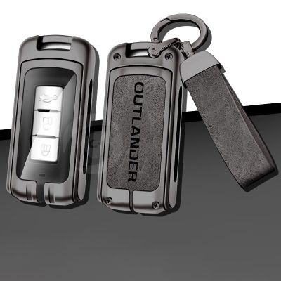 Suitable For Mitsubishi Outlander Remote Control Key Case Buckle Key Chain Zinc Alloy Car Key Case Case Case Accessories