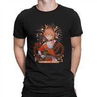 Camiseta Genshin2.0 para hombre, camisa básica de cuello redondo, Naganohara, Yoimiya, distintivos, regalos de cumpleaños