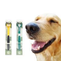 Three Sided Pet Toothbrush Toothbrush For Dog Stone Removal Pet Toothbrush Convenient Pet Multi-head Toothbrush Brushes  Combs