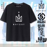 【cotton Tshirts】เสื้อยืดผ้าฝ้ายเสื้อยืด Mayday เสื้อยืด Ashin stayreal คอนเสิร์ตพร้อมพัดลมผ้าฝ้ายแขนสั้นเดียวกันรองรับ