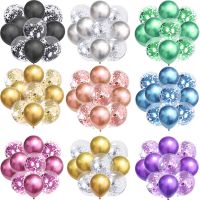 hyfvbujh℡┅☜  10pc Balloons Metallic Helium Baby Shower Birthday Adult Decoration