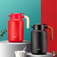 ◐◇ Green Tea Water Bottle Coffee Hot Insulated Jug Thermal Pot Thermo Vacuum Flask Vacuum Garrafa Termica Thermos For Water