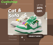 Giày Cat&Sofa x SkooWood
