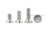 น็อตหัวเตเปอร์ผ่าสแตนเลส ขนาด 3/16" - 1/2" สกรูหัวเตเปอร์ผ่า SUS 304 Stainless Steel Flat Phillip Taper Head Screw