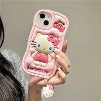 [Haojia เคสโทรศัพท์} เคสโทรศัพท์เปียโนลาย Hello Kitty My Melody สำหรับ Iphone 14 13 Pro Max 12 11การ์ตูนอนิเมะน่ารักอุปกรณ์เสริมที่ด้านหลังของขวัญปลอก