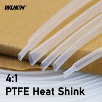 1-3M Transparent PTFE Heat Shrink Tube 4:1 Shrinkage Ratio Cable Protection Sleeve High Temperature Resistance Dia 2 4 6 8 9.6mm Cable Management