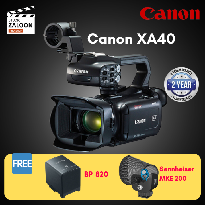 Canon XA40 Professional UHD 4K Camcorder Lazada