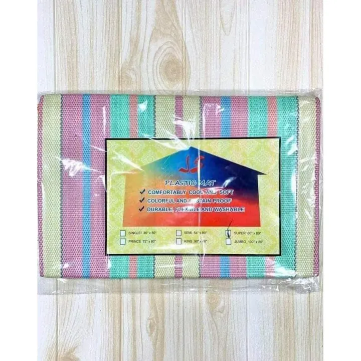 Plastic Mat / Plastic Banig 60*80 inch Washable Mat Lazada PH
