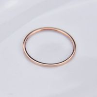 woman fashion Titanium Steel Ring Rose Gold Ring knuckle ring size5-10 Simple