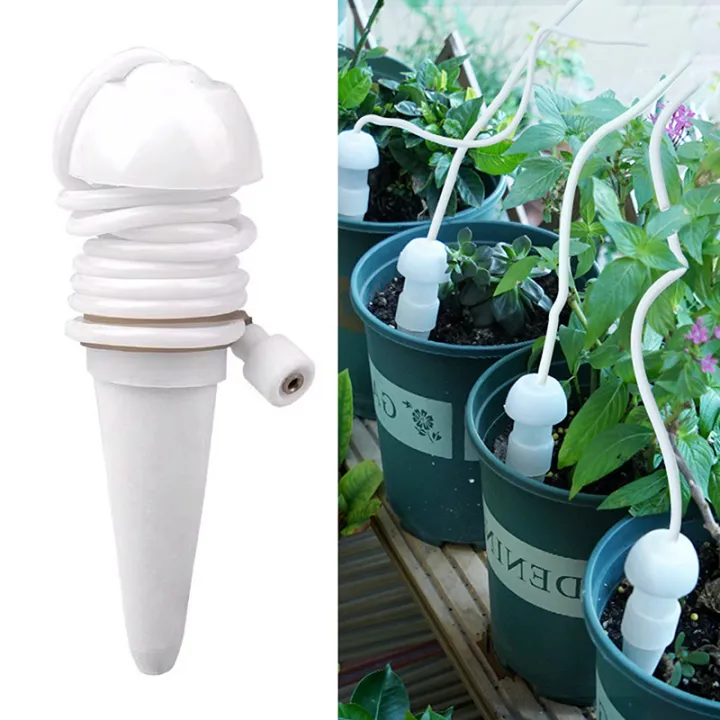 4x Ceramic Self Watering Spikes Automatic Plants Drip Irrigation