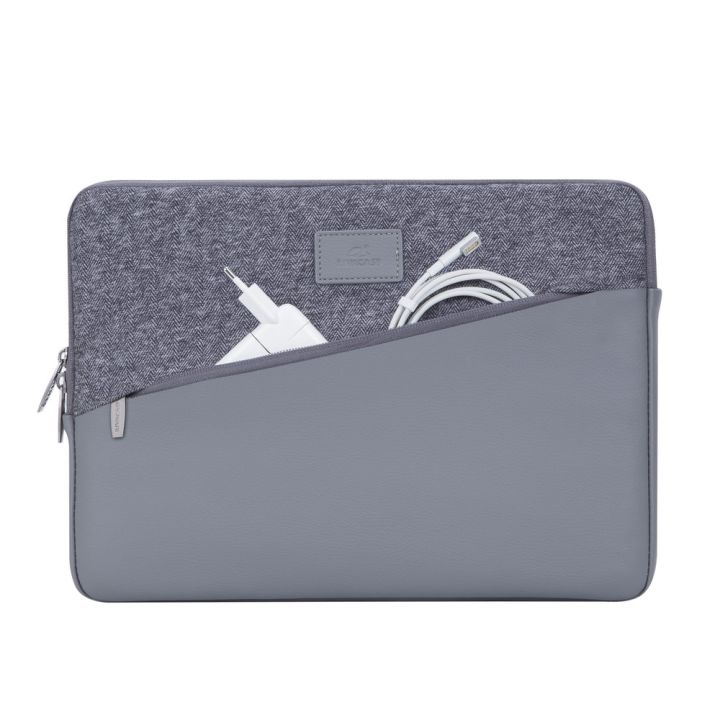 rivacase-กระเป๋าใส่โน้ตบุ๊ค-รองรับ-macbook-pro-รุ่นใหม่-13-3-นิ้ว-ultrabook-7903-สีเทา