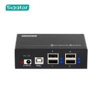 Sipolar 12W powered 4 Ports Mini USB 2.0/USB 3.0 metal Hub With 12V1A Power Adapter LED Indicator Mounting Bracket For PC Laptop