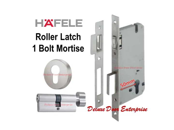 Hafele Roller Latch Mortise (1 Bolt) / Roller Latch One Bolt / Door Lock / Mortise Lock / Hafele