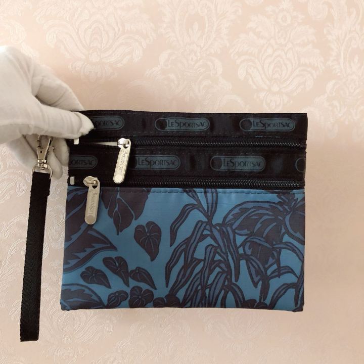 lesportsac-2023-กระเป๋าถือแฟชั่นผู้หญิงกระเป๋าใบเล็กกระเป๋าเครื่องสำอางสามารถใส่สมุดทะเบียนบ้านหนังสือเดินทางได้