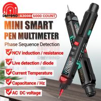 ZZOOI ANENG A3008 Digital Multimeter Auto Intelligent Sensor Pen Tester 6000 Counts NonContact Voltage Meter Multimeter Intelligent