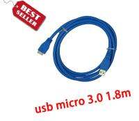 micro usb 3.0 cable for harddisk 1.8m สายใหญ่