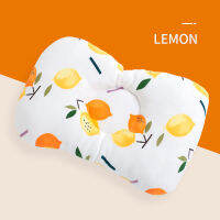 Happy Flute Baby Head Shaping Pillows Cot Pillow Prevent Flat Head Uni Breathable Washable Cotton Cover Newborn Gift