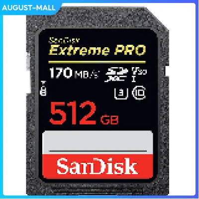 128GB 256การ์ด GB SD 170MB/S SanDisk Extreme PRO 32GB 64GB การ์ดความจำแฟลชความเร็วสูง512GB