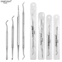 4Pcs/set Double Head Toenails Nail Art Care Tool Ingrown Toe Correction Lifter File Manicure Pedicure Foot Clean