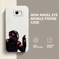 เคสโทรศัพท์ TPU ลาย Angel Eyes สำหรับ Samsung Galaxy J4 J6บวก J5 J7นายก J7 J7โปร J8 On7มอเตอร์ไซค์2016ฝาครอบหลังสี่เหลี่ยมกันกระแทกเคสมือถือซิลิโคนนิ่มป้องกันเลนส์กล้อง