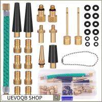 UEVOQB SHOP พลาสติกทำจากพลาสติก ชุดอะแดปเตอร์วาล์วจักรยาน ทองสีทอง ทองแดงทองแดง ตัวแปลงวาล์ว อุปกรณ์เสริมจักรยาน ปั๊มจักรยานจักรยาน จักรยานสำหรับขี่จักรยาน