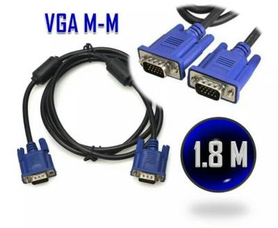 สายต่อจอ VGA Monitor สายต่อจอคอมพิวเตอร์ VGA MaleTo Male 15pin 1.8M