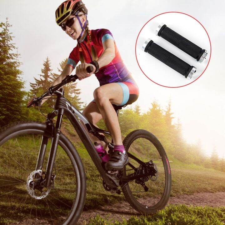 2pcs-1-pair-mountain-road-cycling-bike-bicycle-mtb-handlebar-cover-grips-smooth-soft-rubber-anti-slip-handle-grip-lock-bar-end