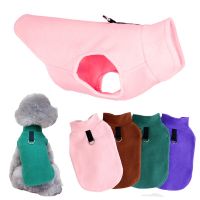 CDDMPET Fleece Pet Dog Vest Winter Warm Dog Clothes for Small Dogs Puppy Cat Jacket French Bulldog Chihuahua Yorkie Pug Costume