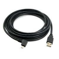 USB to Micro USB 90 Degree 3m long right angle Micro USB to USB A Male Data Fast Charging Cable black