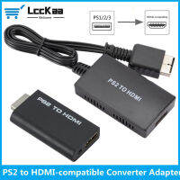 LccKaa Playstation PS2 to HDMI-compatible Converter Adapter HD Link Cable for PS123 Support HDMI-compatible 1080P 720P Output