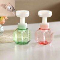 300ml Flower Foam Bottle Refillable Bathroom Hand Soap Shampoo Cosmetic Empty Liquid Container Travel Transparent Split Bottling Toiletries  Cosmetics