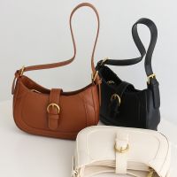 [COD] South Koreas Dongdaemun new French fashion underarm bag all-match high-end niche womens single shoulder Messenger saddle