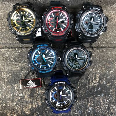 Watchhiend D-ziner นาฬิกาข้อมือแบรนแท้ หน้าปัดขนาด 55มม. กันน้ำ100% มีไฟ จับเวลา ตั้งปลุก มีวันที่ เดือน ปี พร้อมหล่องแบรนด์