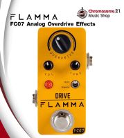 เอฟเฟคกีตาร์ Flamma FC07 Analog Overdrive Effects Pedal Warm and Creamy Vintage Tube sounds