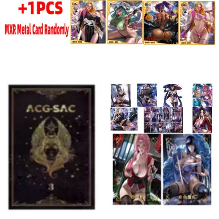 การ์ดอะนิเมะบัตรสะสม-acg-sac-การ์ดโลหะเกม-tcg-1ชิ้นการ์ดเกม-tcg-แบบสุ่มสำหรับงานเลี้ยงเด็กผู้หญิงของเล่นคริสต์มาสสำหรับเด็ก