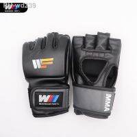 MMA Boxing Gloves 5 Colors High Quality PU Mateial MMA Half Fighting Gloves Muay Thai Training Breathable Male Fitness for Adult