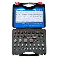 Thread Check Standard And Metric Thread Checker - Easy To Use - 44Pcs Male/Female Gauges