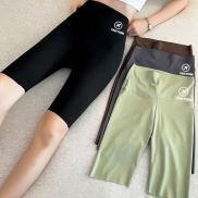 YOYO Tight Hip Lift Yoga Shorts Breathable Elastic Tummy Control Women