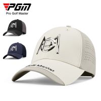 PGM Mens Golf Caps Sun Protection Shade Breathable Male Casual Cap Moisture Wicking Sun Hat MZ041