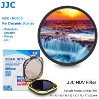 JJC ปรับความหนาแน่นเป็นกลางตัวแปร ND2 ถึง ND400 บางเฟดเดอร์เลนส์ฟิลเตอร์เลนส์ ND เส้นผ่านศูนย์กลางตั้งแต่ 49 มม. ถึง 82 มม. สำหรับการเลือก